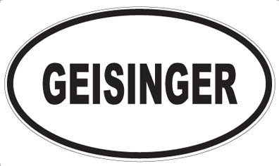 GEISINGER - Oval Sticker