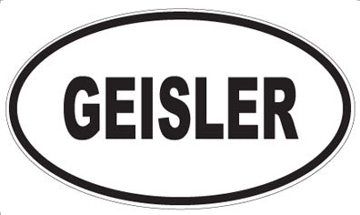 GEISLER - Oval Magnet