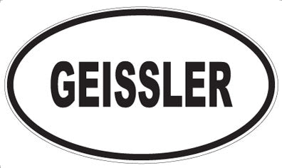 GEISSLER - Oval Magnet