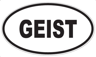 GEIST - Oval Magnet