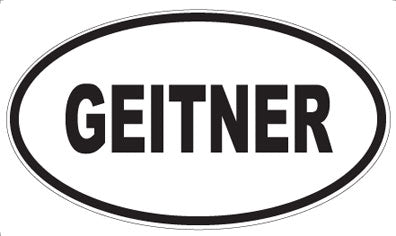 GEITNER - Oval Magnet