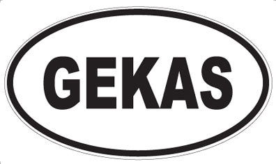 GEKAS - Oval Magnet