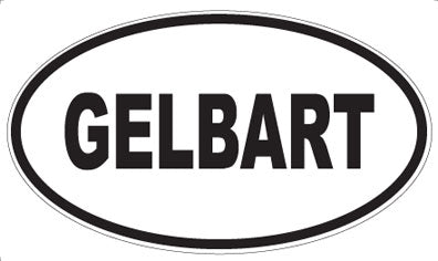 GELBART - Oval Magnet