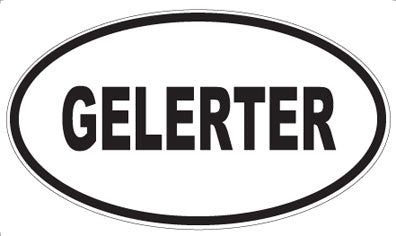 GELERTER - Oval Magnet