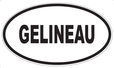 GELINEAU - Oval Magnet