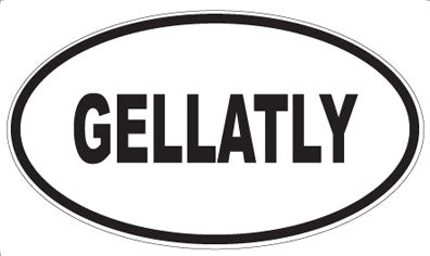 GELLATLY - Oval Magnet