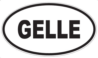 GELLE - Oval Magnet