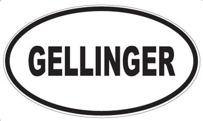 GELLINGER - Oval Magnet