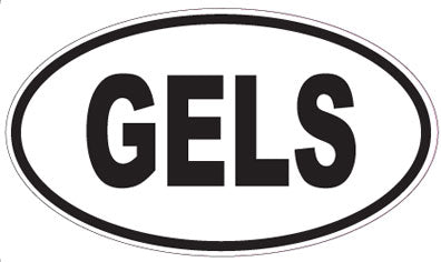 GELS - Oval Sticker