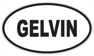 GELVIN - Oval Magnet