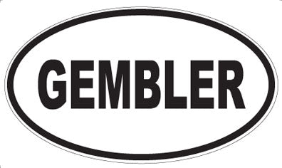 GEMBLER - Oval Magnet