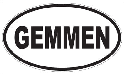 GEMMEN - Oval Magnet