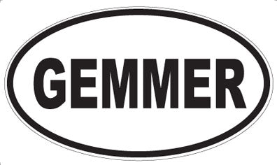 GEMMER - Oval Magnet