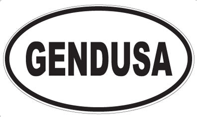 GENDUSA - Oval Magnet