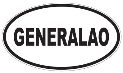 GENERALAO - Oval Magnet