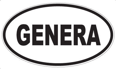 GENERA - Oval Magnet