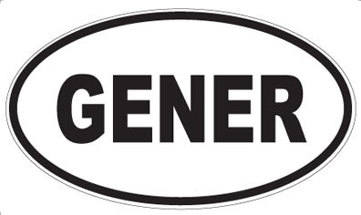 GENER - Oval Magnet