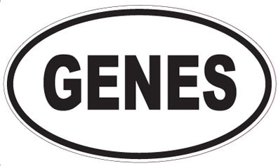 GENES - Oval Sticker