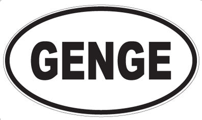 GENGE - Oval Sticker