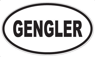 GENGLER - Oval Magnet