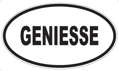 GENIESSE - Oval Magnet