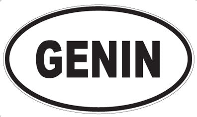 GENIN - Oval Magnet
