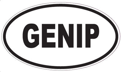GENIP - Oval Sticker