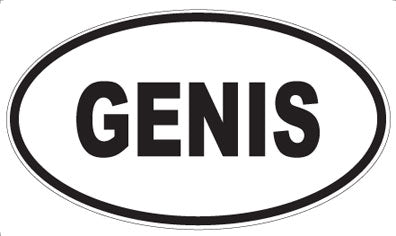 GENIS - Oval Magnet
