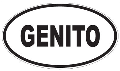 GENITO - Oval Magnet