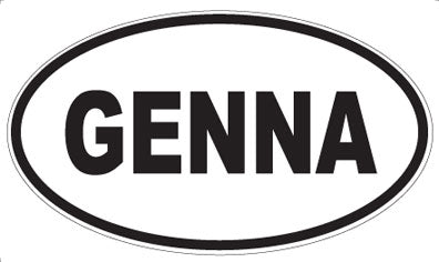 GENNA - Oval Magnet