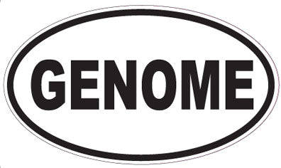 GENOME - Oval Sticker