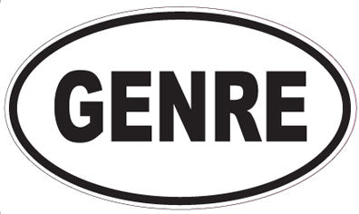 GENRE - Oval Magnet