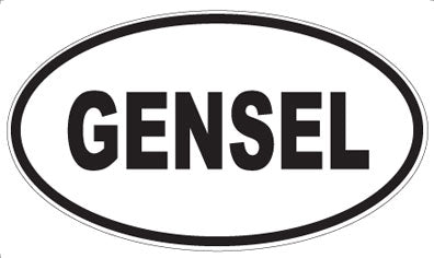 GENSEL - Oval Magnet