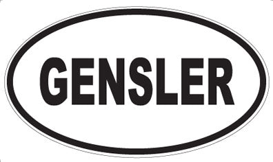 GENSLER - Oval Magnet