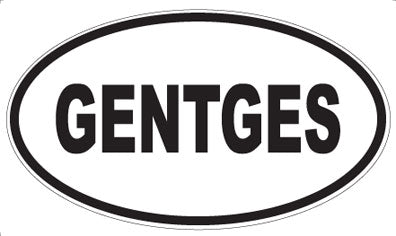 GENTGES - Oval Magnet
