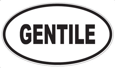 GENTILE - Oval Magnet