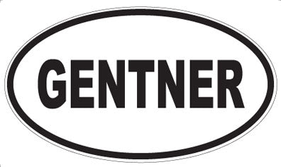 GENTNER - Oval Magnet