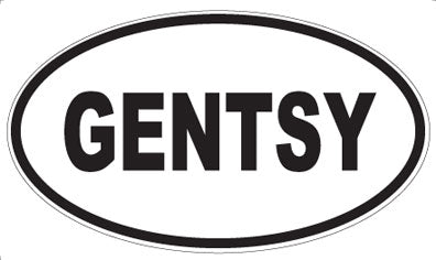 GENTSY - Oval Magnet