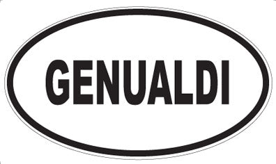 GENUALDI - Oval Magnet