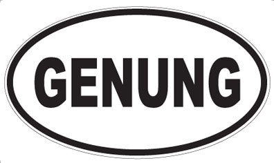 GENUNG - Oval Magnet