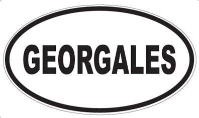 GEORGALES - Oval Magnet