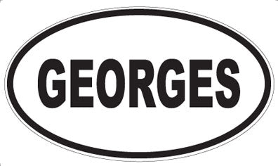 GEORGES - Oval Magnet