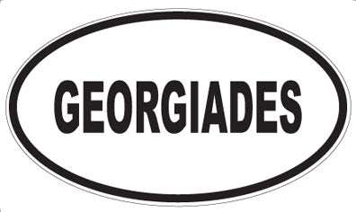 GEORGIADES - Oval Magnet