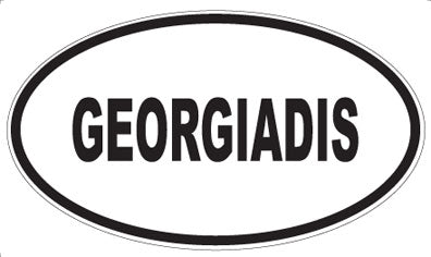 GEORGIADIS - Oval Sticker