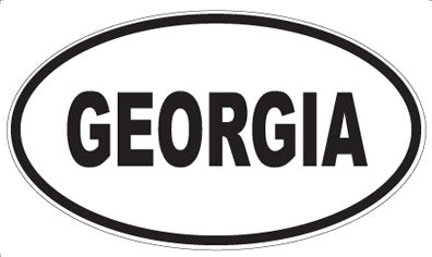 GEORGIA - Oval Magnet