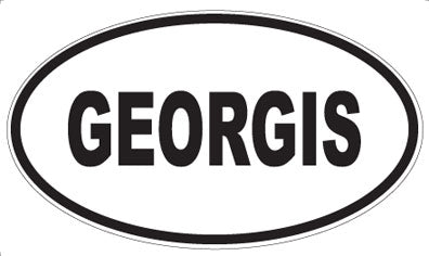 GEORGIS - Oval Magnet