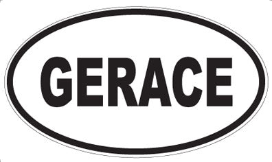 GERACE - Oval Magnet