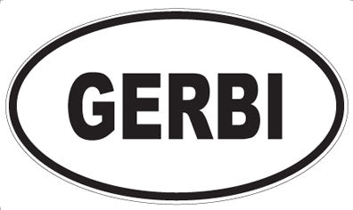 GERBI - Oval Sticker