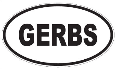 GERBS - Oval Sticker
