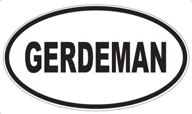 GERDEMAN - Oval Magnet